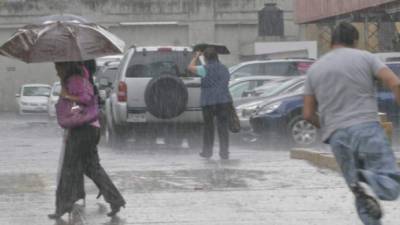 Lluvias en Honduras caerán este martes. Foto de archivo.