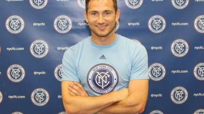 Frank Lampard en la ciudad de Nueva York, donde jugará a partir de marzo de 2015.