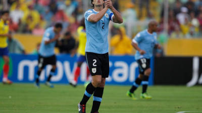 Diego Lugano es el capitán de la selección de Uruguay.