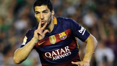 Luis Suárez sigue marcando con el Barcelona en la Liga española. Foto AFP/Cristina Quicler