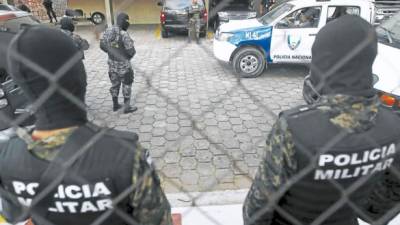 Elementos de la Policía Militar se han sumado a la protección de magistrados.