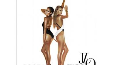 J.Lo e Iggy, en la portada de Booty.