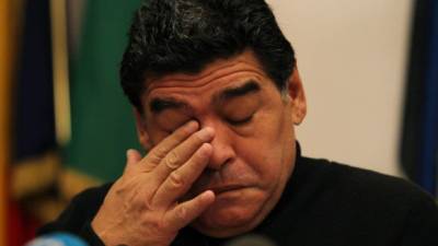 Maradona se ha solidarizado con los cubanos y mexicanos.