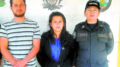 Juan Carlos Reyes Hernández y Amanda Yamileth López García fueron detenidos.