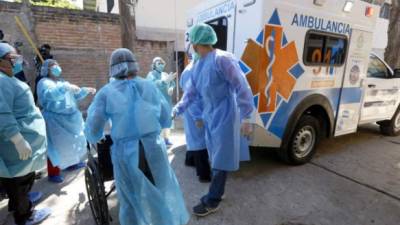 Autoridades hondureñas en la lucha contra el Covid-19.