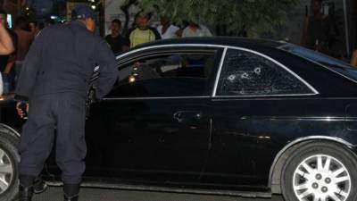 Javier Madrid se conducía en la parte trasera del turismo cuando fue atacado.
