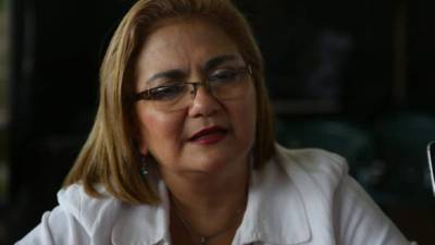 En la imagen, la procuradora de Derechos Humanos de El Salvador, Raquel Caballero. EFE/Archivo