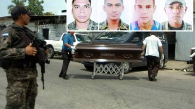 José Guillermo Dávila Gonzáles (23), Hansor Bladimir Oyuela García (21), Edgar Yosseth Beltrand Estrada (18), Allan Alexi Ponce Ortiz (22).