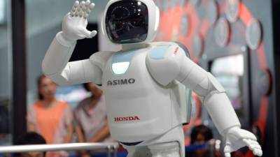 Asimo es uno de los primeros robots con forma humana.