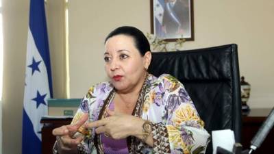 La ministra Yolani Batres.