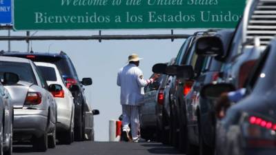 Puente internacional Cordoba-Americas en la frontera con Ciudad Juárez y El Paso. Fotos: AFP