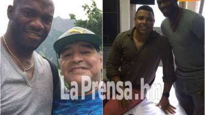 David Suazo ha compartido con cracks como Maradona y Ronaldo.