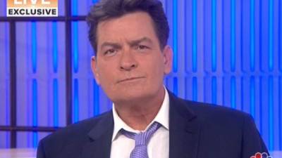 El actor Charlie Sheen, de 50 años.