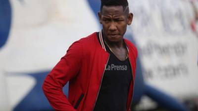 Romell Quioto llegó al estadio Nacional de Tegucigalpa para ver al Olimpia frente a la UPN.