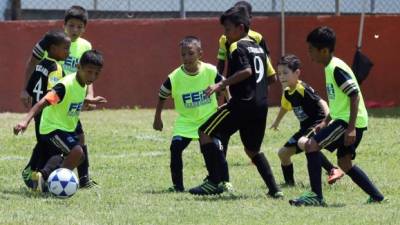 Los niños disfrutaron y compiteron el cada uno de los encuentros disputados entre las escuelas.