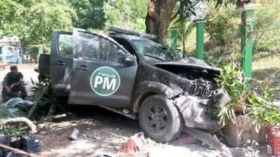 En el accidente de carretera también resultaron dos civiles heridos.