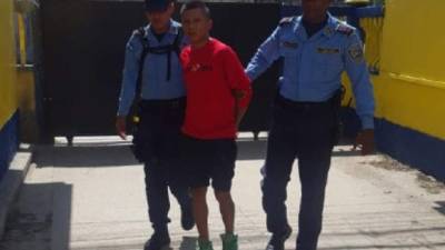 Yunior Sarmiento fue capturado por la Policía.