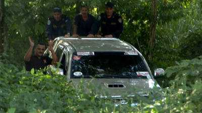 El vehículo fue recuperado por las autoridades cerca de la comunidad de El Pino.