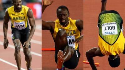 El jamaicano Usain Bolt, once veces campeón mundial y ocho olímpico, clausuró hoy en Londres su carrera deportiva rodando por la pista lesionado en plena recta final cuando había recogido el testigo en tercer lugar en la final de relevos 4x100 metros. Un final que nadie esperaba.