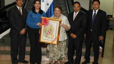 Marvin Figueroa, Ella Ramírez, Ilsa Díaz, Carlos Amaya e Iván Xicará.