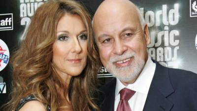 Celine Dion y su marido René Angélil