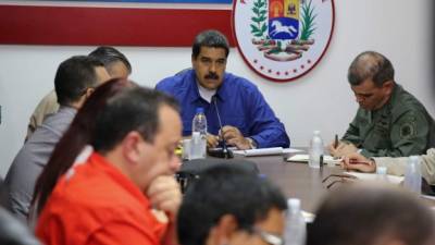 “He decidido activar el Consejo de Defensa de la Nación para responder a la amenaza Imperial”, dijo Maduro.