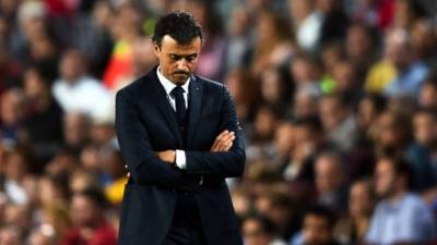 Luis Enrique no salió nada contento por la segunda derrota consecutiva del Barcelona.