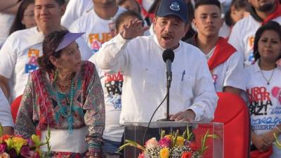 Al menos 300 personas han muerto por la represión en las manifestaciones, según grupos de derechos humanos, aunque Ortega asegura que son 195./AFP.
