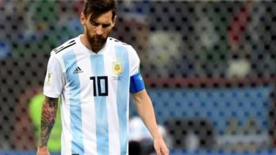 Messi no ha brillado en el Mundial de Rusia 2018 tras dos partidos. Foto AFP