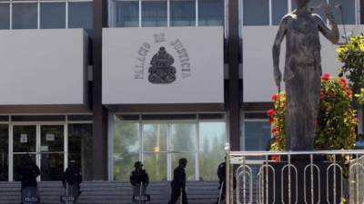 Fachada de la Corte Suprema de Justicia en Tegucigalpa.