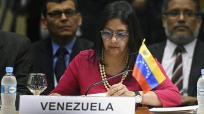 La jefa de la diplomacia venezolana será recibida mañana en la OEA. Foto: AFP