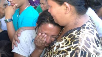 El dolor se hizo evidente en los familiares debido al crimen del pequeño que ha conmocionado a todo Honduras.