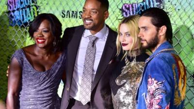 Los protagonistas de 'Suicide Squad', Viola Davis, Will Smith, Margot Robbie y Jared Leto acudieron la premiere en Nueva York.