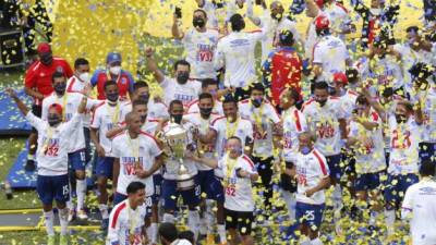 El Olimpia se consagró bicampeón de Honduras el pasado domingo en el estadio Yankel Rosenthal.