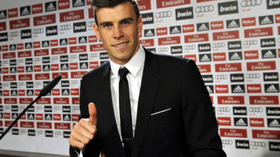 Gareth Bale no oculta su felicidad por llegar al Real Madrid.