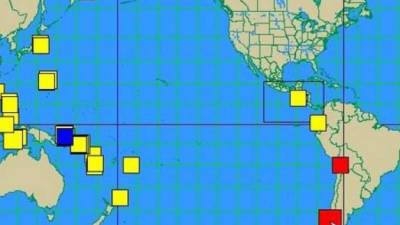La alerta se emitió por una variación del nivel del mar que se podría dar tras el sismo.