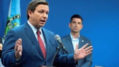 El gobernador de Florida, Ron Desantis.