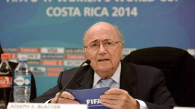 Joseph Blatter habló en conferencia de prensa en Costa Rica.