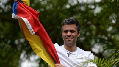 El líder opositor Leopoldo López.