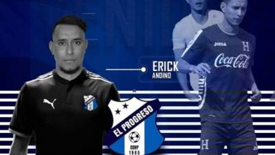 Erick Andino fue anunciado como nuevo fichaje del Honduras Progreso.