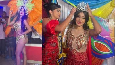 Sindy Yamileth López, de la comunidad de Armenia, es la madrina del carnaval 2024. Le impuso la corona su antecesora Jessica Alejandra Lemus Díaz.