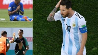 Las estrellas mundiales Neymar, Messi y Cristiano aún no han asegurado el boleto a octavos de final.