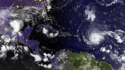 El huracán Irma alcanzó las islas de San Bartolomé y San Martín.