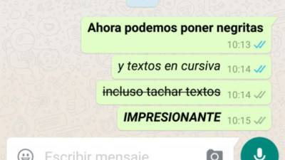 Ahora ya es posible darle más expresividad a las conversaciones en WhatsApp.