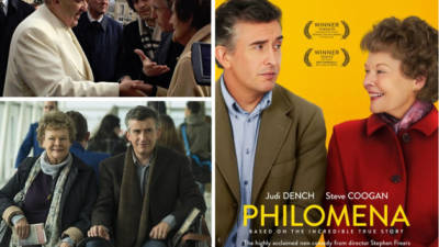 La mujer que inspiró la película 'Philomena' nominada a cuatro premios Oscar se reunió hoy con el Papa Francisco. La cinta es protagonizada por Judi Dench.