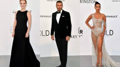 El Festival de Cannes realizó la tradicional gala de amfAR que busca recaudar fondos para la investigación sobre el VIH / SIDA.