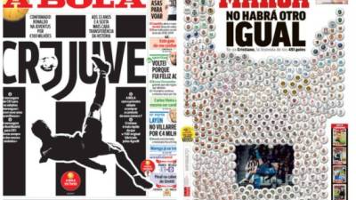 Cristiano Ronaldo y su traspaso a la Juventos acapararon las portadas mundiales.