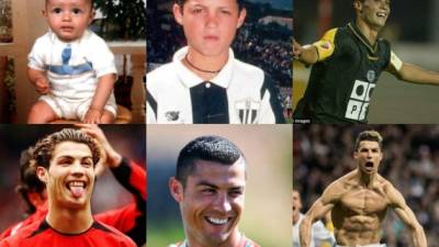 Cristiano Ronaldo a sus 33 años firmó con la Juventus y haremos un repaso a sus fotos desde que era un pequeño.