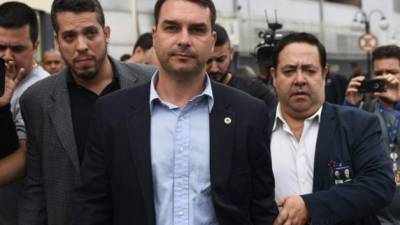 Flavio Bolsonaro asumirá su cargo como senador el próximo 1 de febrero en Brasilia.