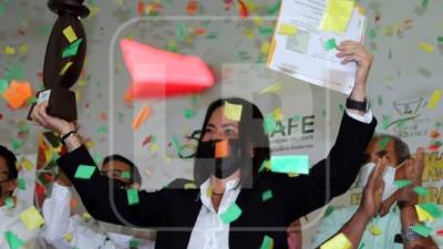 El galardón del primer lugar fue recibido por la productora Elianne María Mierisch, quien también ganó la Taza de Excelencia del Café en 2019.